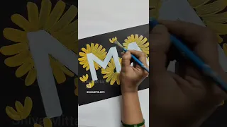 Alphabet M and A Art #shorts#youtube #viral#viralshorts #alphabet #painting #art#letter #easy#artist