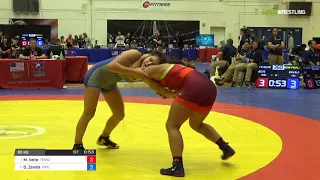 Women's Freestyle 65 Semi-Finals - Mallory Velte (TMWC) vs. Desiree Zavala (CWC)