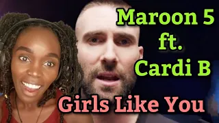 Maroon 5 - Girls Like You ft. Cardi B (Official Music Video) (REACTION)