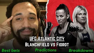 UFC Atlantic City Fiorot vs Blanchfield Predictions/Breakdowns & Best Bets!
