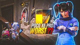 POCO X6 PRO 5G BGMI TEST SMOOTH + 90 FPS AGGRESSIVE 1V4 CLUTCHES 3.1 UPDATE🔥