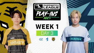 Overwatch League 2023 Season | East Play-Ins | Week 1 Day 3