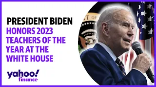 President Biden honors 2023 Teachers of the Year at the White House