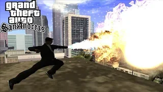 شاهد مُسَخِرُ النار سيجي كيف يتحكم بالنار في قراند سان اندرياس | GTA San Andreas mod Firebender