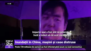 Cel puțin 12 persoane au murit în China în urma inundațiilor severe - Digi24