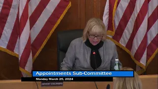 Sub-Committee Meetings (3/25/24)