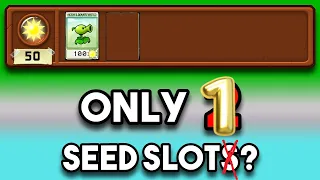 Can You Beat Plants Vs. Zombies With ONLY 1 Seed Slot?