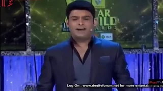 kapil sharma and parineeti chopra host and fun in an award show pvsp