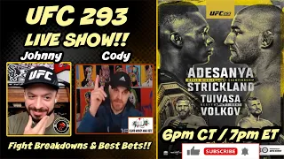 UFC 293 | WEDNESDAY NIGHT LIVE! w/ co-host Blood Money MMA Bets | Adesanya vs. Strickland!!!
