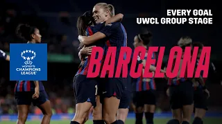 Every Barcelona Goal From The 2022-23 UEFA Women's Champions League Group Stage