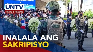 Ika-8 anibersaryo ng kabayanihan ng SAF 44 na nasawi sa Mamasapano operation, ginugunita ng PNP