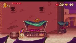 Aladdin level 1-4 (Snes)