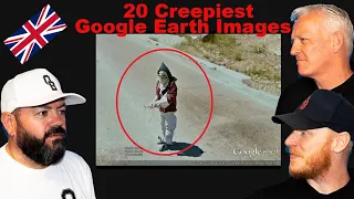 20 Creepiest Google Earth Images REACTION!! | OFFICE BLOKES REACT!!