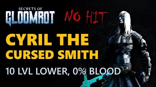 V Rising - Cyril the Cursed Smith | No Hit | 10 Levels Lower, Frailed | Gloomrot Solo Boss Kill
