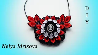 Колье своими руками /Канзаши/Necklace with your hands