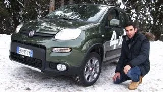 Nuova Fiat Panda 4x4 TwinAir, la prova sulla neve