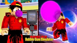 ROBLOX - FLOATING INTO SPACE WITH MY BUBBLE GUM!!