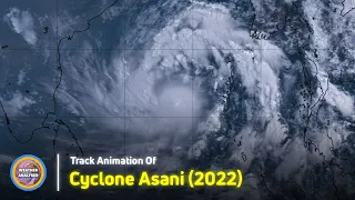 Track of Cyclone Asani (2022)