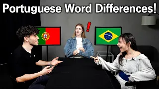 Brasil & Portugal Using Different Portuguese!!  Portuguese Pronunciation/Word differences!!