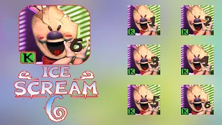 Best 18 Game For Ipad Antistress Gameplay |  Ice Scream 6  vs Ice Scream 2