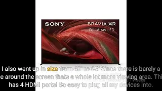 Video Review Sony X91J 85 Inch TV: Full Array LED 4K Ultra HD Smart Google TV with Dolby Vision...