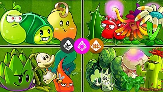 Random 4 Team Plants Reinforce + Enchant + Spear - Who Will Win? - PvZ2 10.8.1 Team Plants Battles