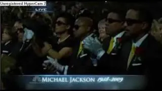 Michael Jackson Funeral Memorial part 7 Al Sharpton John Mayer Say Goodbye