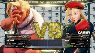 🔥 Iron_Justice (Nash) Vs Baliox (Cammy) 🔥 SFV CE High Level Ranked