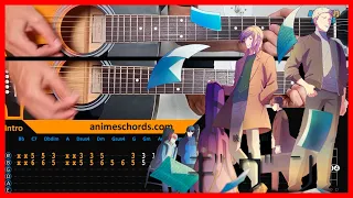 Given OST - Fuyu no Hanashi | Acoustic Guitar Lesson [Tutorial + TAB + CHORDS]