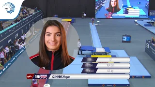 Megan CUMMINS (GBR) - 2018 Double Mini Trampoline Europeans, junior final