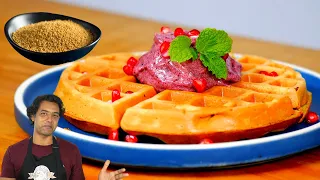 Amaranth Waffles | GLUTEN-FREE & HEALTHY | with Toppings Recipes