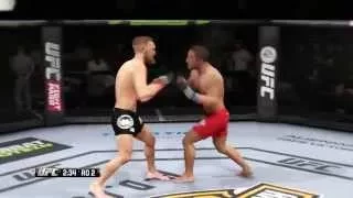 Simulating UFC 189 main events with EA Sports UFC