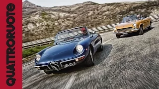 Alfa Romeo Duetto VS Fiat 124 Spider: sfida tra miti vintage