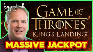 MASSIVE JACKPOT! Game of Thrones King's Landing Slot - SHOCKING!!