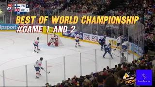 Best of game 1 and 2, Ice Hockey World Championship Czechia 2024