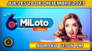 Resultado de MI LOTO Del JUEVES 28 de diciembre 2023 #miLoto #chance