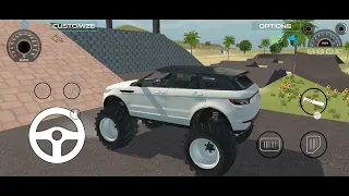 range rover sport car se offroading in track #rangerover car wala game range rover video #cargames