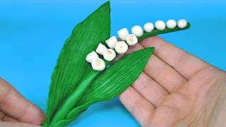 Lily of the Valley with Clay DIY Plasticine Flower
