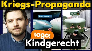 zdf logo: Kriegspropaganda für Kinder | Taurus "Comedy"