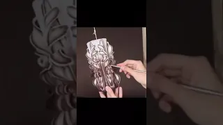 Carved candle. How to carve