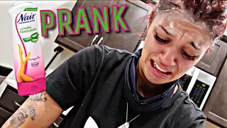 "EYEBROW REMOVAL PRANK" ON WIFE GETS VERY EMOTIONAL | THE PRINCE FAMILY