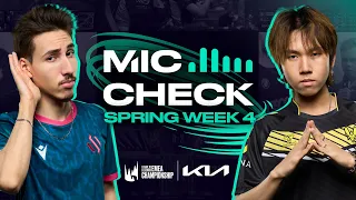 Fight for Playoffs! | Kia Mic Check | 2023 LEC Spring Week 4