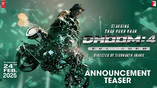 Dhoom 4 : Announcement Teaser | Shahrukh Khan | Deepika Padukone | YRF | 2025 |