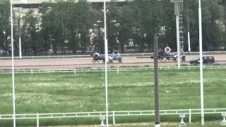 Московский ипподром. Русские тройки. 24.05.14. Заезд 2