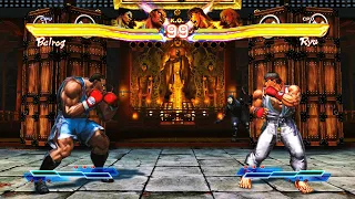 Balrog & Kazuya vs Ryu & Ken (Hardest)  - Street Fighter X Tekken