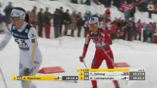 Marit Bjørgen wins 10k classic individual start in the World Championships in Holmenkollen