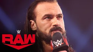 Drew McIntyre is out for redemption against Bobby Lashley at WrestleMania: Raw, Apr. 5, 2021