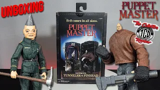Unboxing Neca Puppet Master Ultimate Tunneler and Pinhead Action Figure Review