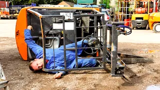 TOTAL FORKLIFT FAILS COMPILATIONS 2022 - IDIOTS DANGEROUS FORKLIFT FAILS 2022