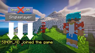 Play With Friends In Singleplayer World - NO LAN